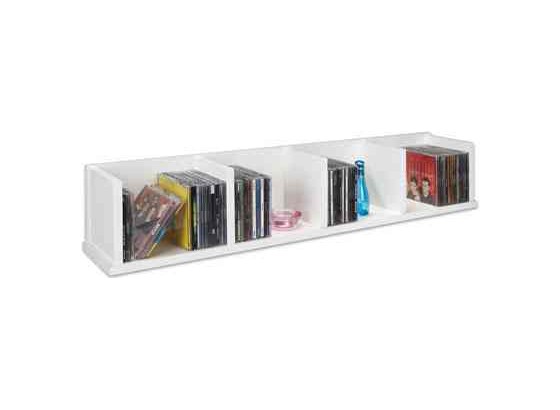 Cd Regal Nina 04 - bijela, Moderno, drveni materijal (92/17/17cm) Cd Regal Nina 04 - bijela, Moderno, drveni materijal (92/17/17cm)