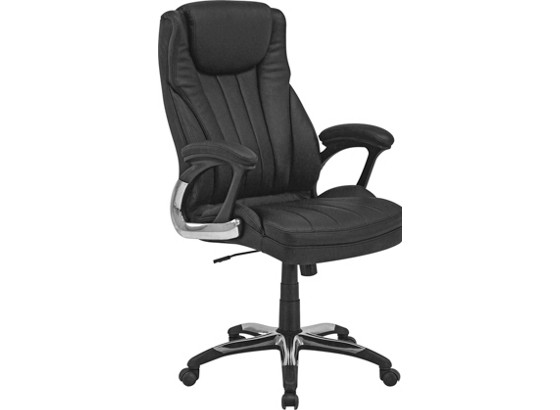 Chefsessel Chef - Schwarz, MODERN, Leder/Kunststoff (67/112-122/75cm) Chefsessel Chef - Schwarz, MODERN, Leder/Kunststoff (67/112-122/75cm)
