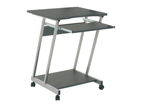 Computertisch Print - Anthrazit/Alufarben, MODERN, Holz/Metall (60/75/48cm) - SONNE Computertisch Print - Anthrazit/Alufarben, MODERN, Holz/Metall (60/75/48cm) - SONNE