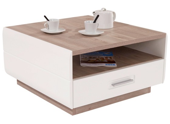 Couchtisch Avensis - Eichefarben/Weiß, MODERN, Holzwerkstoff (75/40/75cm) - LUCA BESSONI Couchtisch Avensis - Eichefarben/Weiß, MODERN, Holzwerkstoff (75/40/75cm) - LUCA BESSONI