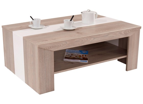 Couchtisch Madras - Weiß/Silbereichenfarben, KONVENTIONELL, Holzwerkstoff (110/40/70cm) Couchtisch Madras - Weiß/Silbereichenfarben, KONVENTIONELL, Holzwerkstoff (110/40/70cm)