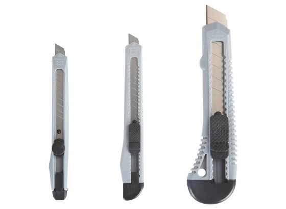 Cutterset 3 teiliges Set - KONVENTIONELL, Kunststoff/Metall Cutterset 3 teiliges Set - KONVENTIONELL, Kunststoff/Metall