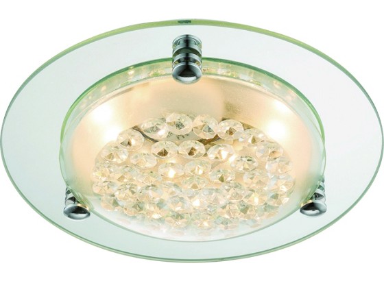 Deckenleuchte Elinor - Chromfarben/Klar, MODERN, Glas/Metall (22/8cm) - LUCA BESSONI Deckenleuchte Elinor - Chromfarben/Klar, MODERN, Glas/Metall (22/8cm) - LUCA BESSONI