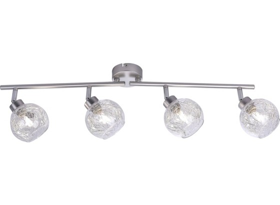 Deckenleuchte Lotta - Nickelfarben, KONVENTIONELL, Metall (80/77/19cm) Deckenleuchte Lotta - Nickelfarben, KONVENTIONELL, Metall (80/77/19cm)