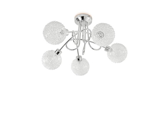 Deckenleuchte Stephanie - KONVENTIONELL, Glas/Metall (35/35/22cm) - OMBRA Deckenleuchte Stephanie - KONVENTIONELL, Glas/Metall (35/35/22cm) - OMBRA