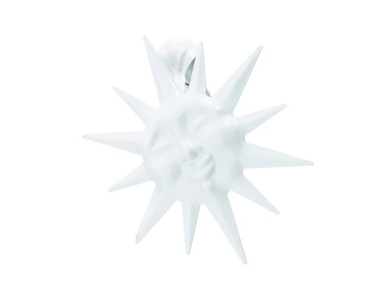 Dekospange Weiß - Weiß, KONVENTIONELL, Metall (6/6cm) Dekospange Weiß - Weiß, KONVENTIONELL, Metall (6/6cm)