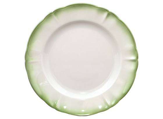 Dessertteller Inga - Grün, KONVENTIONELL, Keramik (21cm) - OMBRA Dessertteller Inga - Grün, KONVENTIONELL, Keramik (21cm) - OMBRA
