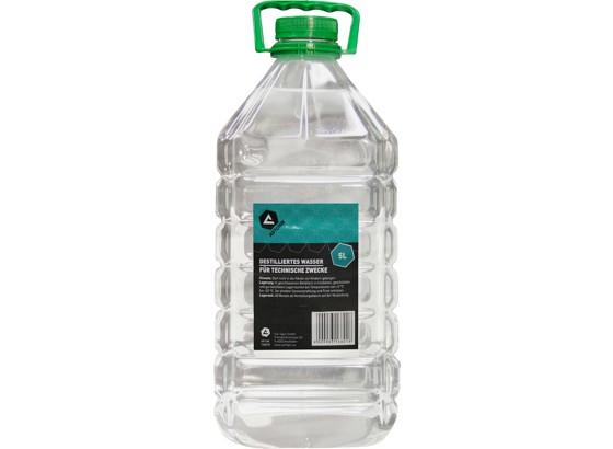 Destilliertes Wasser 5 Liter - KONVENTIONELL Destilliertes Wasser 5 Liter - KONVENTIONELL
