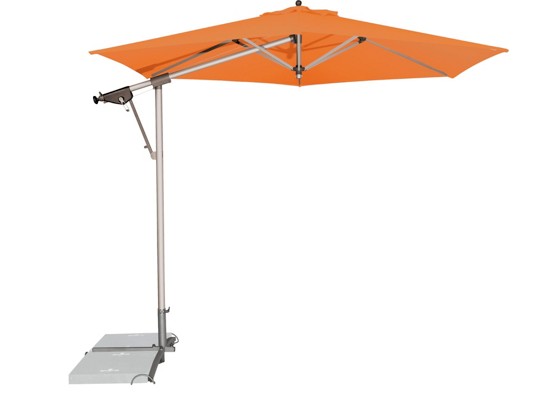 Doppler Pendelschirm Sunline II Ø 290cm - Silberfarben/Orange, KONVENTIONELL, Textil/Metall (290/254cm) - DOPPLER Doppler Pendelschirm Sunline II Ø 290cm - Silberfarben/Orange, KONVENTIONELL, Textil/Metall (290/254cm) - DOPPLER
