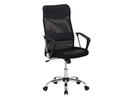 Drehstuhl Grado - Chromfarben/Schwarz, MODERN, Holzwerkstoff/Kunststoff (60/109-119/61,5cm) Drehstuhl Grado - Chromfarben/Schwarz, MODERN, Holzwerkstoff/Kunststoff (60/109-119/61,5cm)