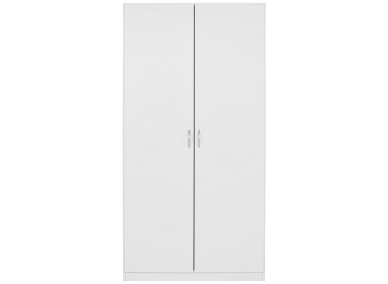 Drehtürenschrank Karo - Weiß, KONVENTIONELL, Holz/Holzwerkstoff (91/197/54cm) Drehtürenschrank Karo - Weiß, KONVENTIONELL, Holz/Holzwerkstoff (91/197/54cm)