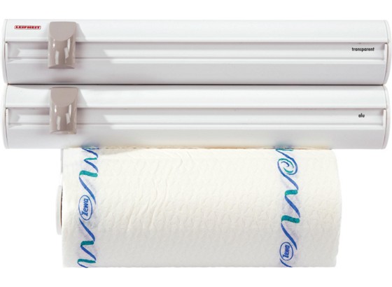 Dreifachhalterung für Küchenrollen - Weiß, KONVENTIONELL, Kunststoff (39/13/15cm) - LEIFHEIT Dreifachhalterung für Küchenrollen - Weiß, KONVENTIONELL, Kunststoff (39/13/15cm) - LEIFHEIT