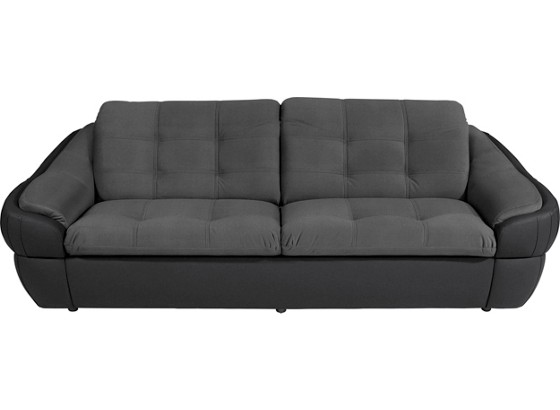 Dreisitzer-sofa Infinity - Schwarz/Grau, MODERN, Textil (218/76-86/100cm) Dreisitzer-sofa Infinity - Schwarz/Grau, MODERN, Textil (218/76-86/100cm)