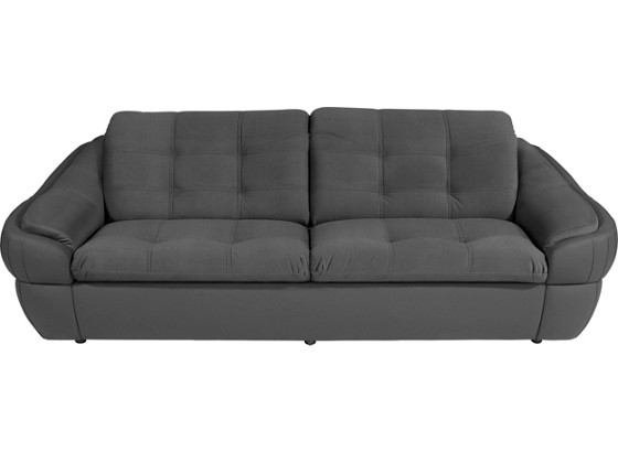 Dreisitzer-sofa Infinity - Schwarz/Grau, MODERN, Textil (218/76-86/100cm) Dreisitzer-sofa Infinity - Schwarz/Grau, MODERN, Textil (218/76-86/100cm)
