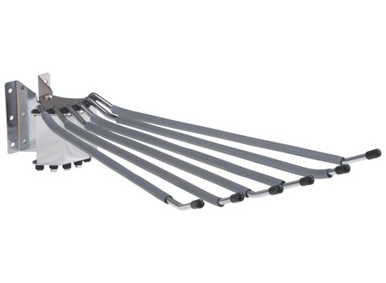 Držač Hlača Držač Hlača - boje aluminija, metal (8/43/43cm) Držač Hlača Držač Hlača - boje aluminija, metal (8/43/43cm)