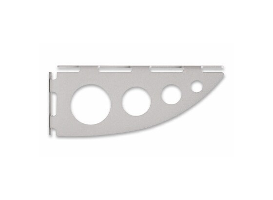 Držiak Na Police Serenissima -sb- - farby striebra, kov (18cm) Držiak Na Police Serenissima -sb- - farby striebra, kov (18cm)