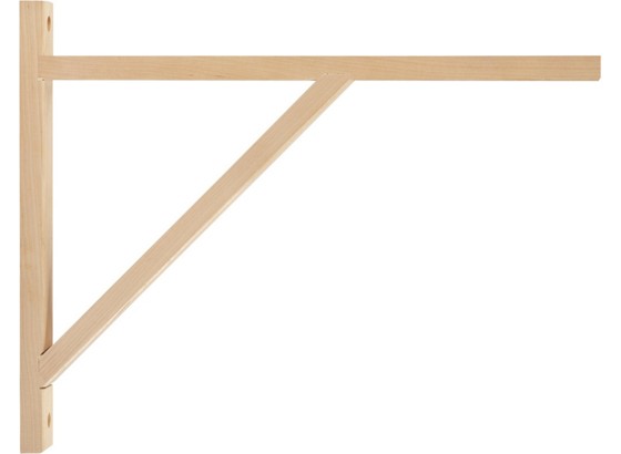 Držiak Na Stenu Olaf 3 - farby brezy, Moderný, drevo (42cm) Držiak Na Stenu Olaf 3 - farby brezy, Moderný, drevo (42cm)