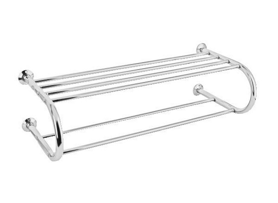 Držiak Na Uteráky Weel - farby chrómu, Moderný, kov (66/19,7/28,6cm) Držiak Na Uteráky Weel - farby chrómu, Moderný, kov (66/19,7/28,6cm)