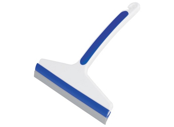 Duschabzieher Super-Flex - Blau/Weiß, KONVENTIONELL, Kunststoff (20cm) - FACKELMANN Duschabzieher Super-Flex - Blau/Weiß, KONVENTIONELL, Kunststoff (20cm) - FACKELMANN
