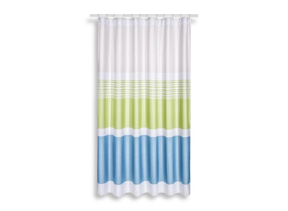 Duschvorhang Svenja - Blau/Weiß, MODERN, Textil (180/200cm) - LUCA BESSONI Duschvorhang Svenja - Blau/Weiß, MODERN, Textil (180/200cm) - LUCA BESSONI