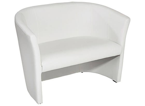Dvosjed Sofa Dvosjed - bijela, Moderno, tekstil (118/76/59cm) - OMBRA Dvosjed Sofa Dvosjed - bijela, Moderno, tekstil (118/76/59cm) - OMBRA