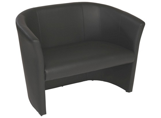 Dvosjed Sofa Dvosjed - crna, Moderno, tekstil (118/76/59cm) - OMBRA Dvosjed Sofa Dvosjed - crna, Moderno, tekstil (118/76/59cm) - OMBRA