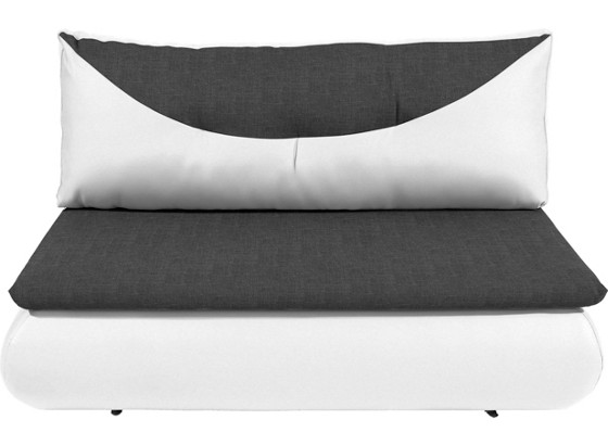Dvosjed Sofa Dvosjed Na Razvlačenje - bijela/tamno siva, Moderno, tekstil/plastika (144/85/80cm) Dvosjed Sofa Dvosjed Na Razvlačenje - bijela/tamno siva, Moderno, tekstil/plastika (144/85/80cm)