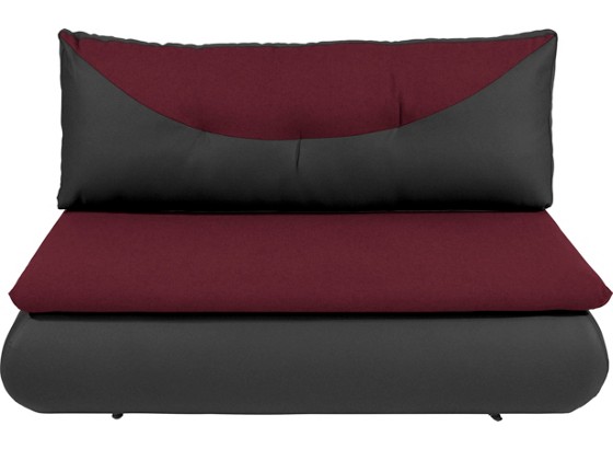 Dvosjed Sofa Dvosjed Na Razvlačenje - tamno crvena/crna, Moderno, tekstil/plastika (144/85/80cm) Dvosjed Sofa Dvosjed Na Razvlačenje - tamno crvena/crna, Moderno, tekstil/plastika (144/85/80cm)