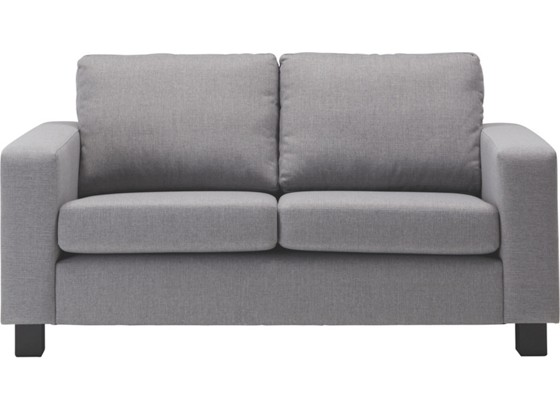 Dvosjed Sofa Dvosjed - svijetlo siva, Moderno, drvni materijal/drvo (164/80/90cm) - BASED Dvosjed Sofa Dvosjed - svijetlo siva, Moderno, drvni materijal/drvo (164/80/90cm) - BASED