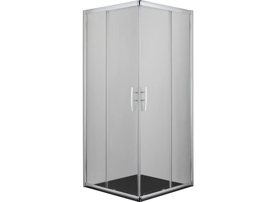 Eckeinstieg Proline B90c - Chromfarben, KONVENTIONELL, Glas/Metall (90/200/90cm) Eckeinstieg Proline B90c - Chromfarben, KONVENTIONELL, Glas/Metall (90/200/90cm)