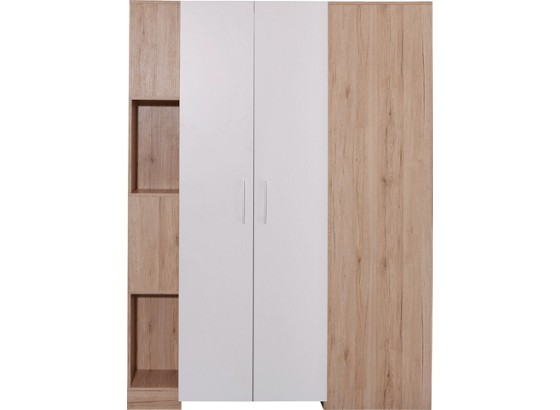 Eckschrank Box - Eichefarben/Weiß, MODERN, Holzwerkstoff (150/205/120cm) Eckschrank Box - Eichefarben/Weiß, MODERN, Holzwerkstoff (150/205/120cm)