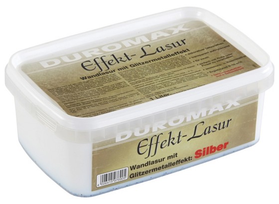Effekt-lasur Glitzer Silber 1l - Silberfarben, KONVENTIONELL (1l) Effekt-lasur Glitzer Silber 1l - Silberfarben, KONVENTIONELL (1l)