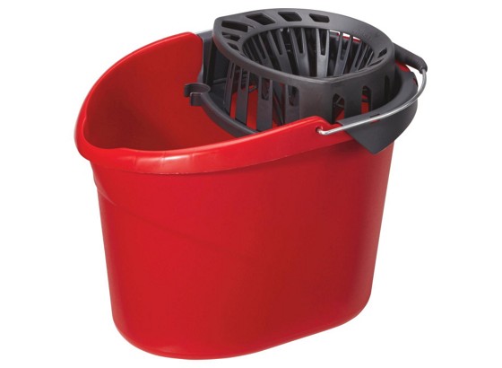Eimer Vileda Mocio - Rot, KONVENTIONELL, Kunststoff (37.3/27.7/27.9cm) - VILEDA Eimer Vileda Mocio - Rot, KONVENTIONELL, Kunststoff (37.3/27.7/27.9cm) - VILEDA