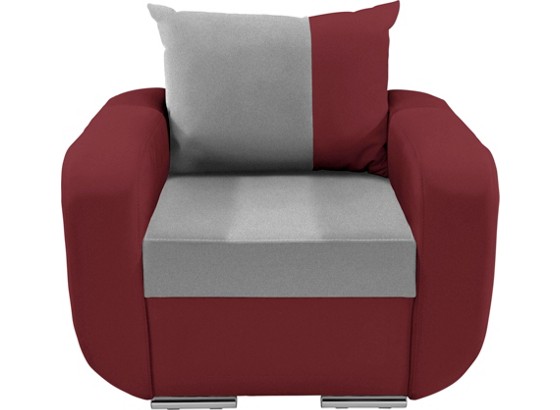 Einsitzer Faro - Chromfarben/Weinrot, KONVENTIONELL, Holz/Textil (94/90/92cm) Einsitzer Faro - Chromfarben/Weinrot, KONVENTIONELL, Holz/Textil (94/90/92cm)