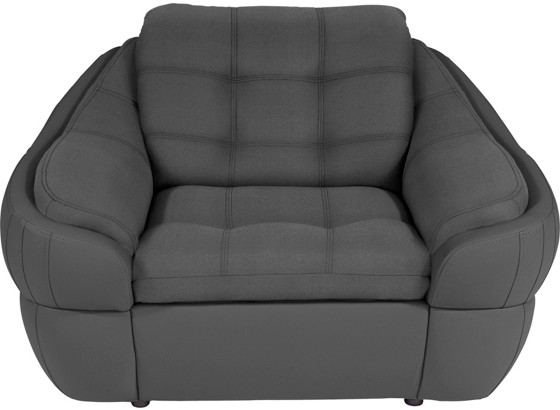 Einsitzer Infinity - Grau, MODERN, Textil (116/76-86/100cm) Einsitzer Infinity - Grau, MODERN, Textil (116/76-86/100cm)
