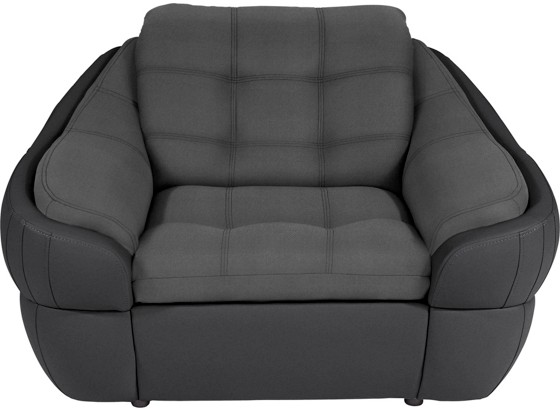 Einsitzer Infinity - Schwarz/Grau, MODERN, Textil (116/76-86/100cm) Einsitzer Infinity - Schwarz/Grau, MODERN, Textil (116/76-86/100cm)