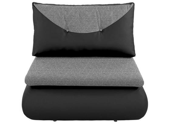 Einsitzer Timo - Hellgrau/Schwarz, MODERN, Kunststoff/Textil (98/85/80cm) Einsitzer Timo - Hellgrau/Schwarz, MODERN, Kunststoff/Textil (98/85/80cm)
