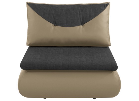 Einsitzer Timo - Schlammfarben/Dunkelgrau, MODERN, Kunststoff/Textil (98/85/80cm) Einsitzer Timo - Schlammfarben/Dunkelgrau, MODERN, Kunststoff/Textil (98/85/80cm)