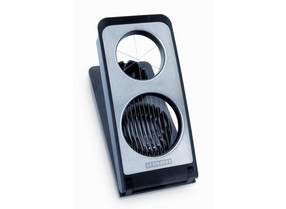 Eischneider Leifheit - Edelstahlfarben/Schwarz, KONVENTIONELL, Kunststoff/Metall (14/4/25cm) - LEIFHEIT Eischneider Leifheit - Edelstahlfarben/Schwarz, KONVENTIONELL, Kunststoff/Metall (14/4/25cm) - LEIFHEIT