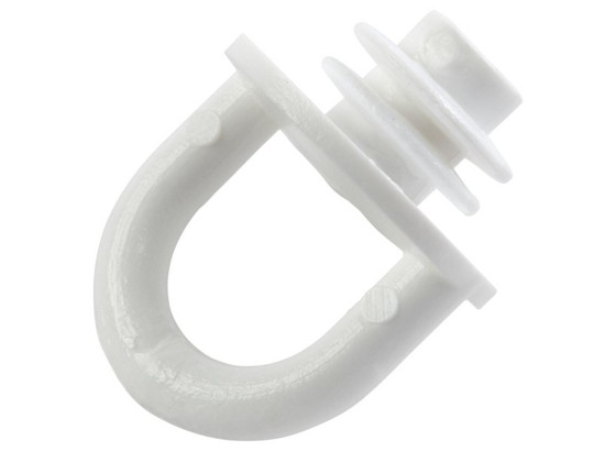 Endfeststeller Weiß - Weiß, KONVENTIONELL, Kunststoff (2/3cm) Endfeststeller Weiß - Weiß, KONVENTIONELL, Kunststoff (2/3cm)