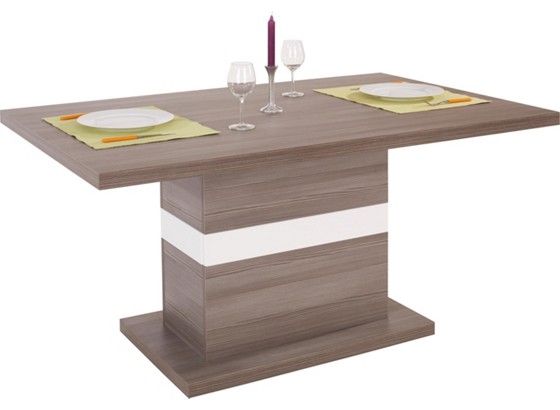 Étkezőasztal Avensis - sötétbarna/fehér, modern (140/77/90cm) - LUCA BESSONI Étkezőasztal Avensis - sötétbarna/fehér, modern (140/77/90cm) - LUCA BESSONI