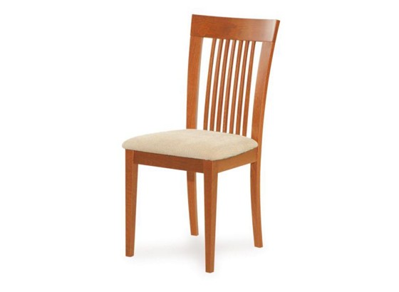Étkezőszék Részben Tömörfa - cseresznye színű fa, konvencionális, textil/fa (46/95/54cm) Étkezőszék Részben Tömörfa - cseresznye színű fa, konvencionális, textil/fa (46/95/54cm)