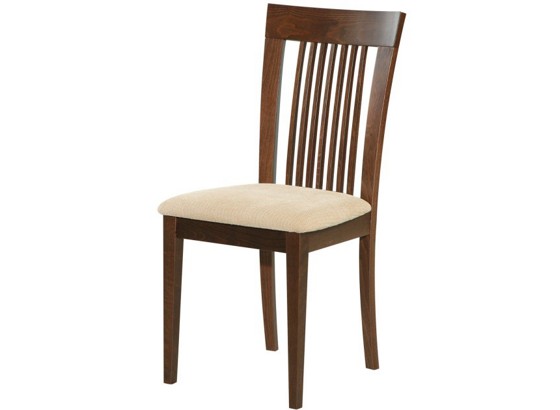 Étkezőszék Wal - diófa színű, konvencionális, textil/fa (46/95/54cm) Étkezőszék Wal - diófa színű, konvencionális, textil/fa (46/95/54cm)
