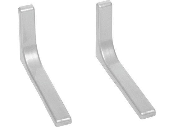Fachbodenhalter Leonardo - Silberfarben, Metall (24cm) Fachbodenhalter Leonardo - Silberfarben, Metall (24cm)