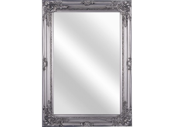 Falitükör Walter - ezüst színű, modern, üveg/faanyagok (50/70/3,5cm) Falitükör Walter - ezüst színű, modern, üveg/faanyagok (50/70/3,5cm)