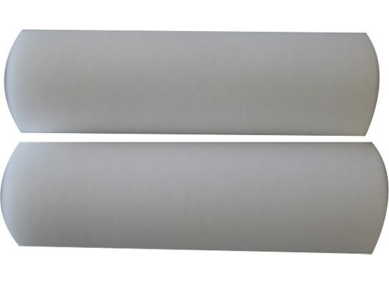 Farbroller 2 Stk. - Weiß, KONVENTIONELL, Kunststoff/Textil (10cm) - VENDA Farbroller 2 Stk. - Weiß, KONVENTIONELL, Kunststoff/Textil (10cm) - VENDA