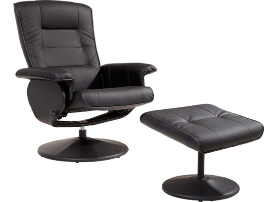 Fernsehsessel Nitra - Schwarz, MODERN, Textil/Metall (77/101,5/68cm) - OMBRA Fernsehsessel Nitra - Schwarz, MODERN, Textil/Metall (77/101,5/68cm) - OMBRA