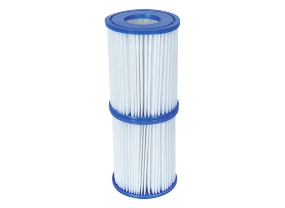 Filterkartusche Größe 2 - Blau/Weiß, Kunststoff (10,6/13,6cm) - BESTWAY Filterkartusche Größe 2 - Blau/Weiß, Kunststoff (10,6/13,6cm) - BESTWAY