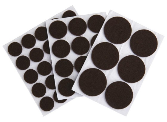 Filzgleiter 43 teilig - Schwarz, KONVENTIONELL, Textil/Weitere Naturmaterialien (1cm) Filzgleiter 43 teilig - Schwarz, KONVENTIONELL, Textil/Weitere Naturmaterialien (1cm)