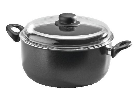 Fleischtopf Schwarz, 6 Liter - Klar/Schwarz, KONVENTIONELL, Glas/Metall (6l) - OMBRA Fleischtopf Schwarz, 6 Liter - Klar/Schwarz, KONVENTIONELL, Glas/Metall (6l) - OMBRA
